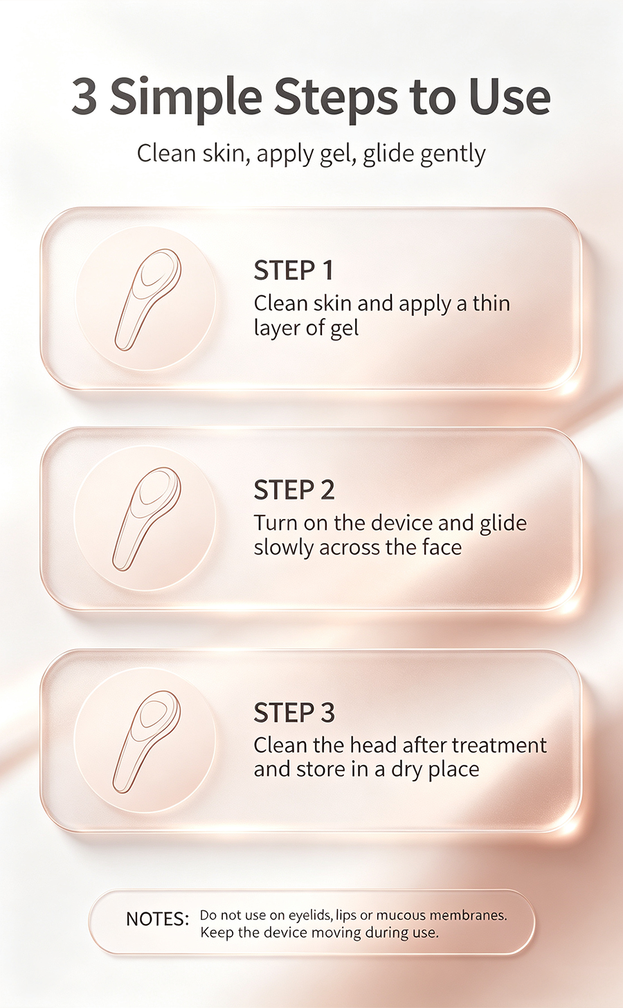 Multi-Frequency RF Facial Beauty Device, Eye & Face Dual Mode Lifting Tightening Machine, Home Anti-Aging Wrinkle Remover Skin Care Tool