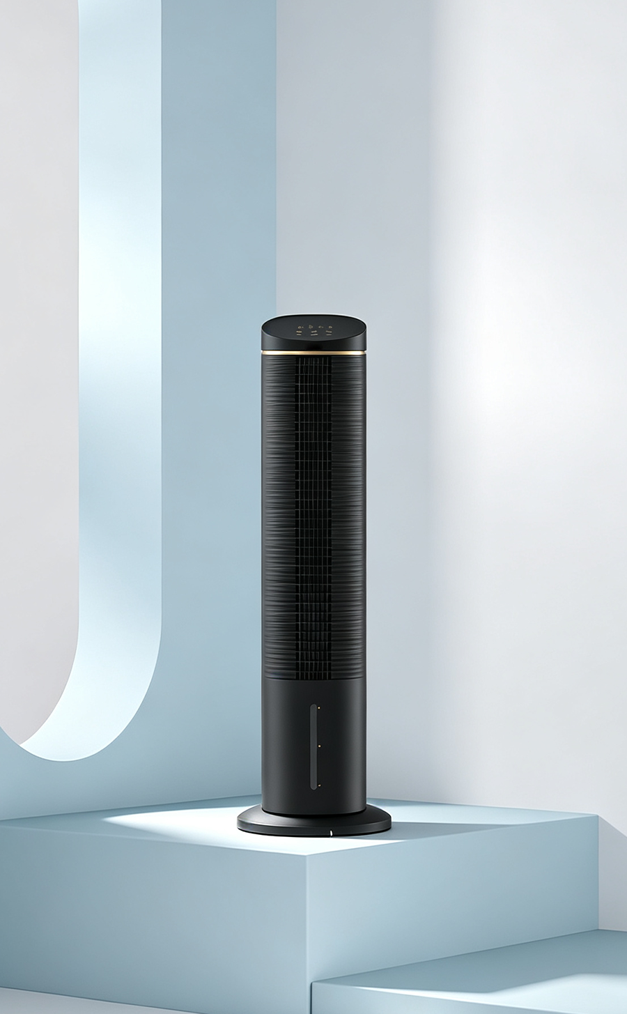 Tower Evaporative Air Cooler, Negative Ion Humidifying Cooling Tower Fan, Quiet Air Cooler with Remote Control