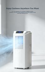 Portable Air Conditioner, Cooling & Heating All-in-One Mobile Air Cooler