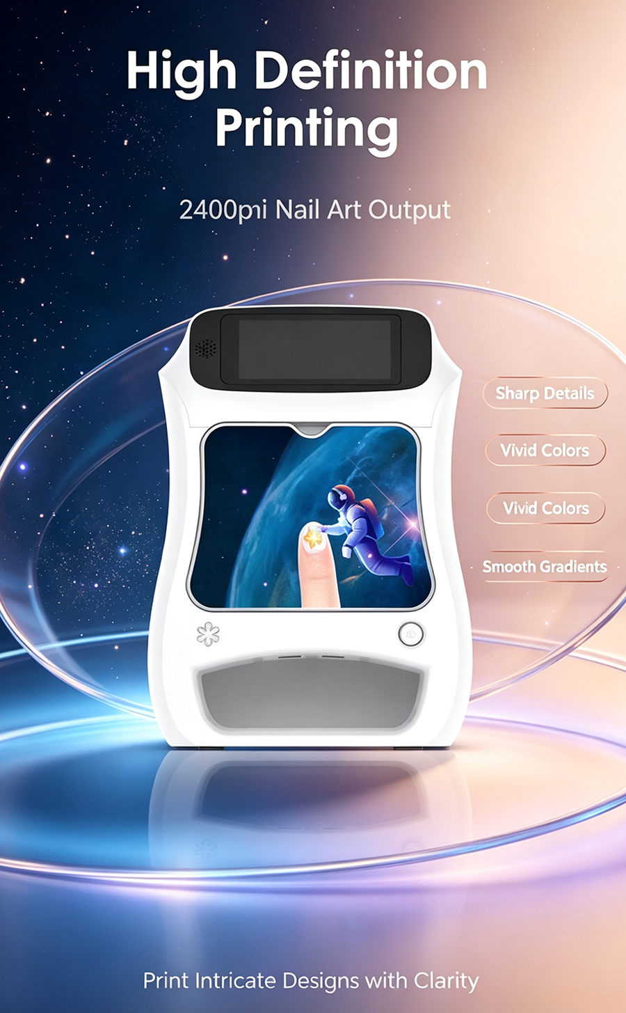 Sunwin X11 PLUS Smart Nail Art Printer, Automatic DIY Nail Printing Machine for Home & Nail Salon