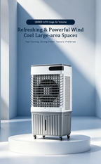 High-Capacity Portable Evaporative Air Cooler for Large Spaces