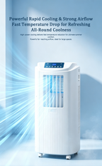 Portable Air Conditioner, Cooling & Heating All-in-One Mobile Air Cooler