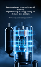 Portable Air Conditioner, Cooling & Heating All-in-One Mobile Air Cooler
