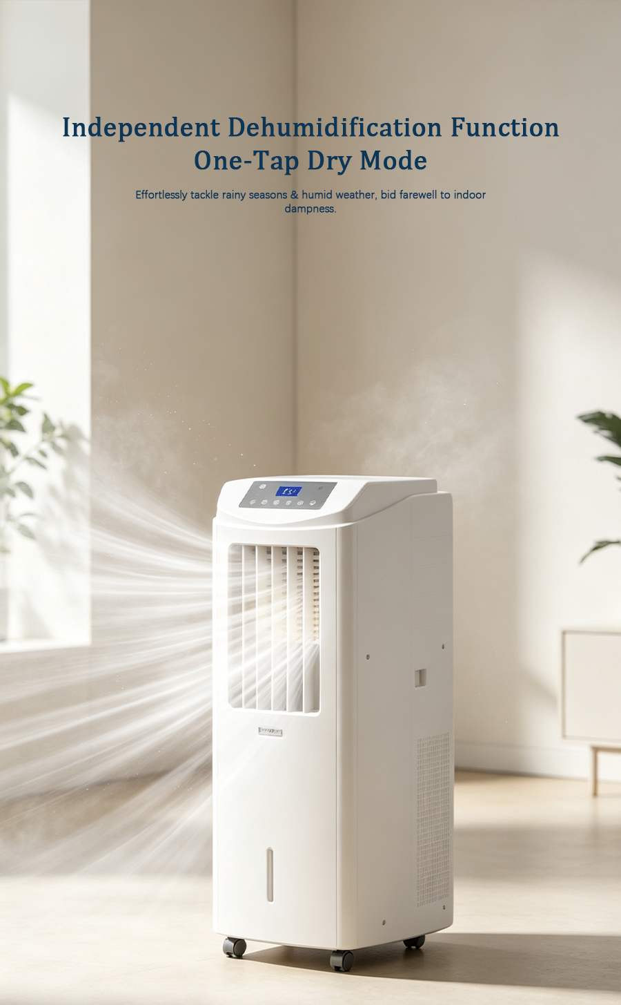 Portable Air Conditioner, Cooling & Heating All-in-One Mobile Air Cooler