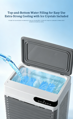 High-Capacity Portable Evaporative Air Cooler for Large Spaces