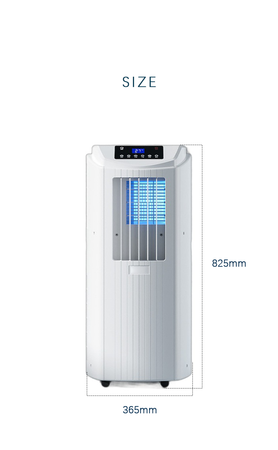 Portable Air Conditioner, Cooling & Heating All-in-One Mobile Air Cooler