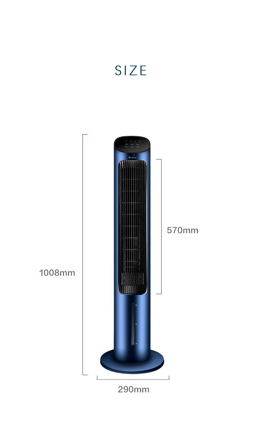 3-in-1 Negative Ion Evaporative Tower Cooler Fan | Remote Control Cooling Humidifier, Washable Air Cooler