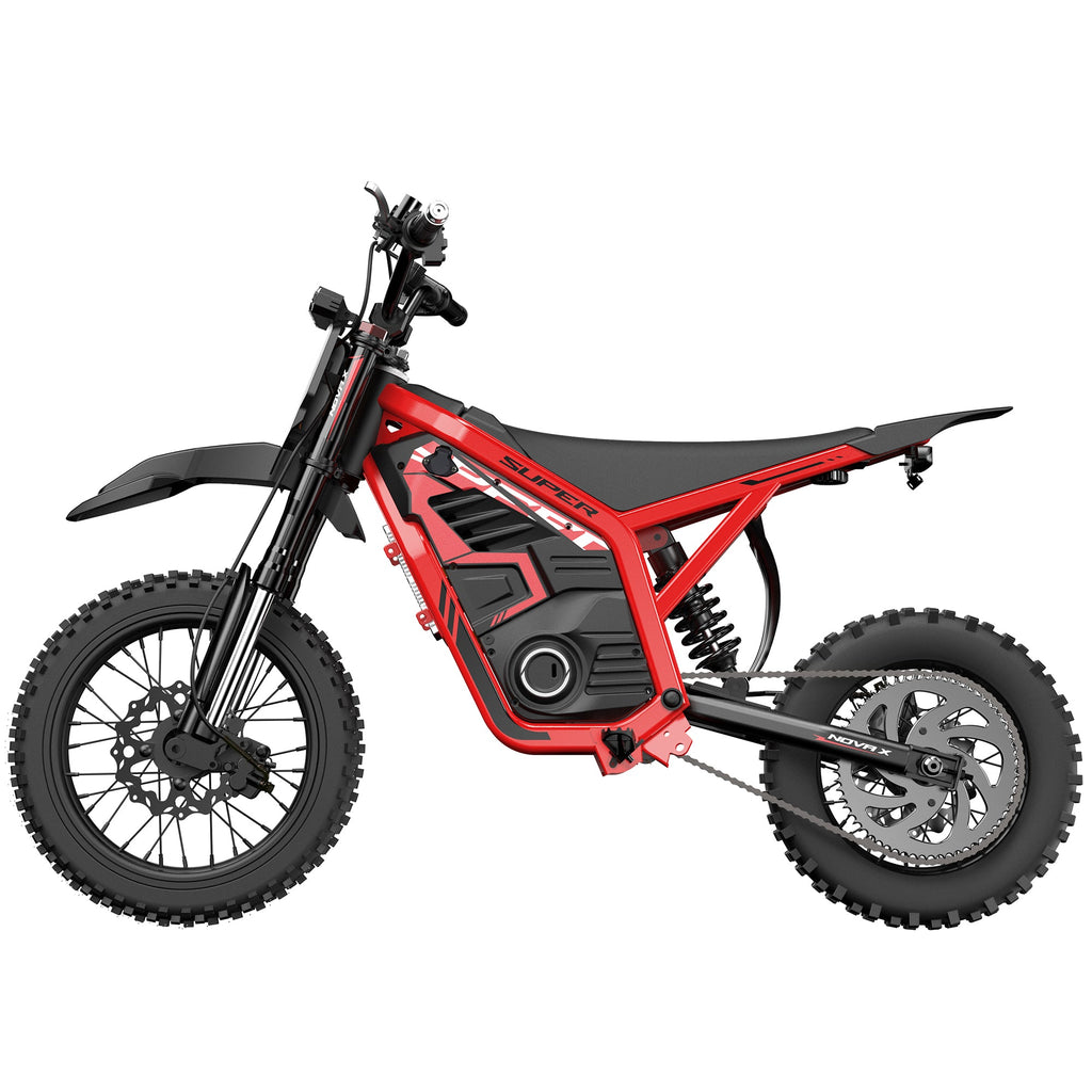Eskute NOVA X 4000W Electric Dirt Bike — Red